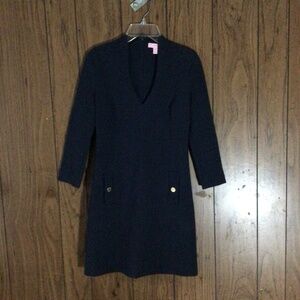 Lily Pulitzer Charlena Navy Mini Dress